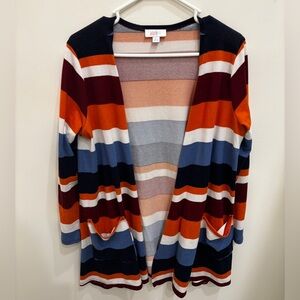 LuLaRoe Caroline Striped Cardigan